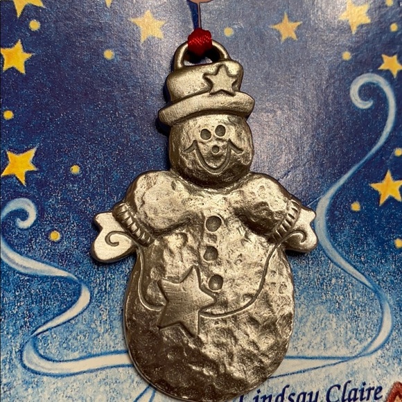 Lindsey Claire fine Pewter Christmas Ornament - Picture 4 of 6